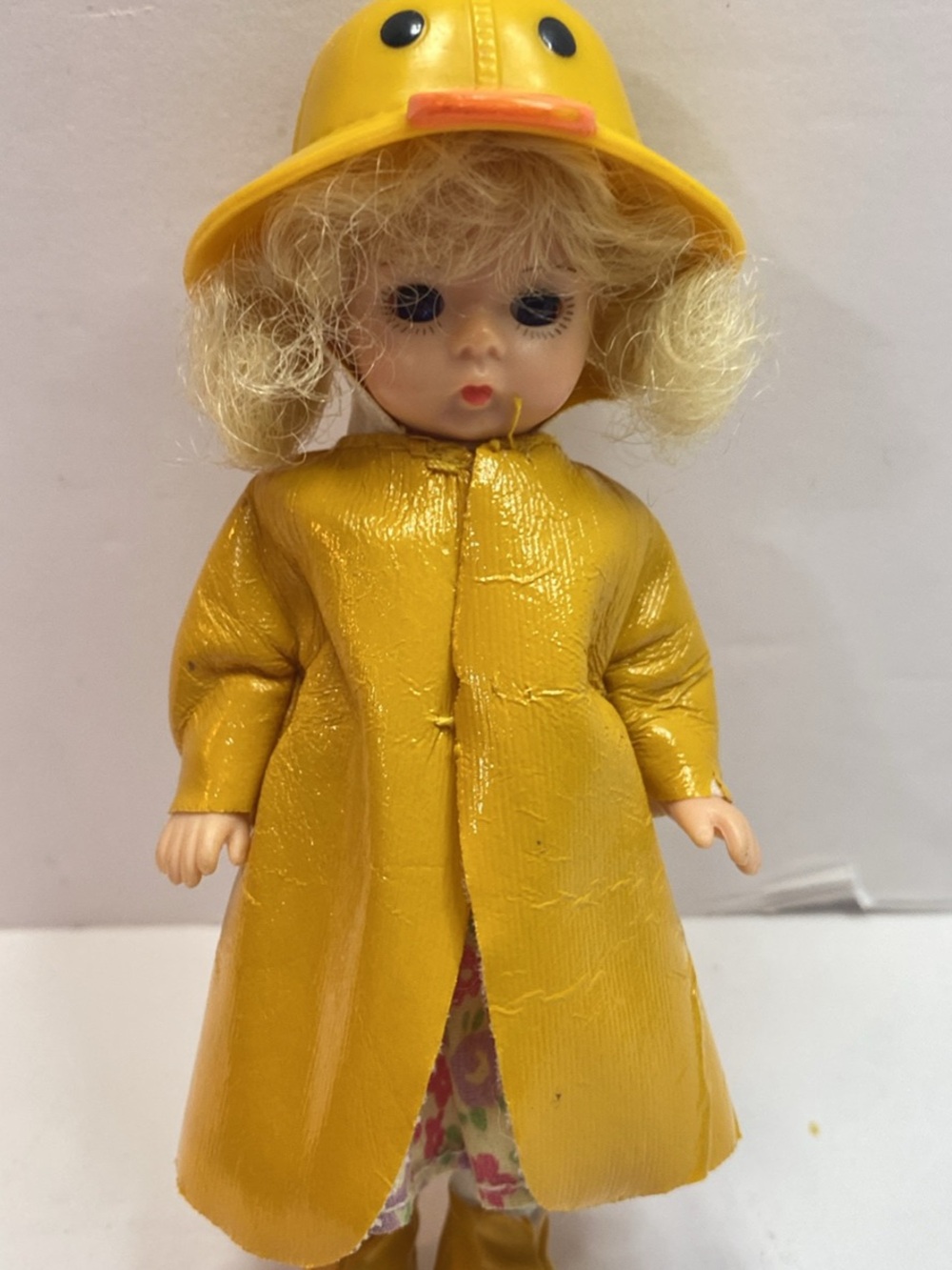 Madame Alexander 5” Doll In Raincoat With Duck Hat